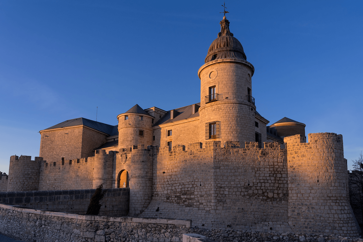 Archivo de Simancas al atardecer.