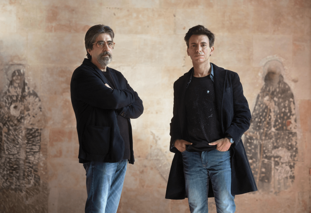 Luis García Jambrina y Manuel Menchón, autores del libro 'La doblo muerte de Unamuno'