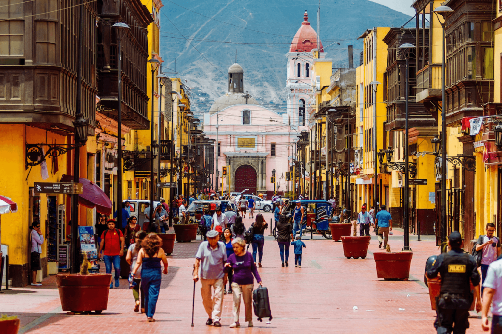Calle de Lima, capital de Perú