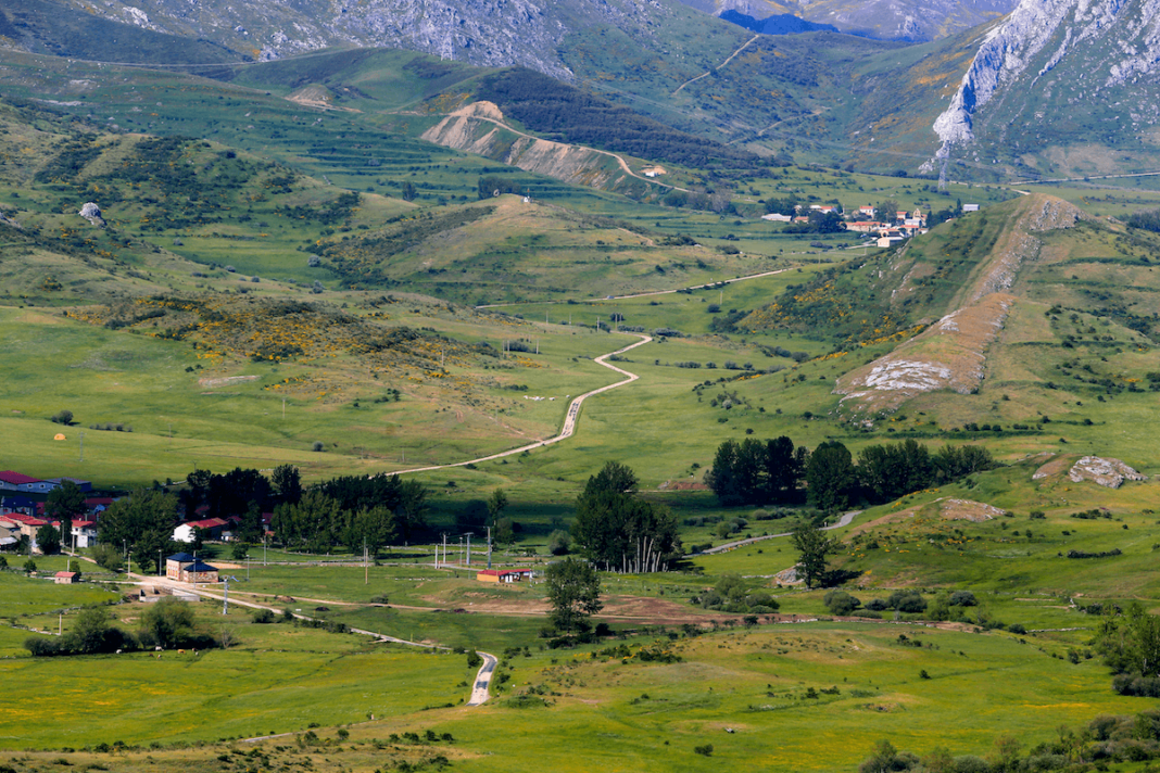 Valle de Casares en la provincia de León