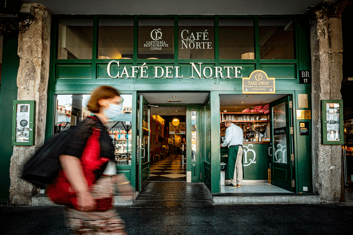 El café del Norte en Valladolid
