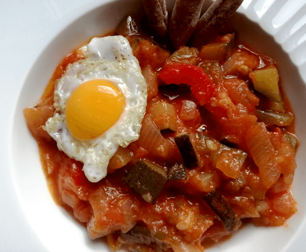 Pisto al estilo de la cocina de Mertxe, nuestra cocinera vasca