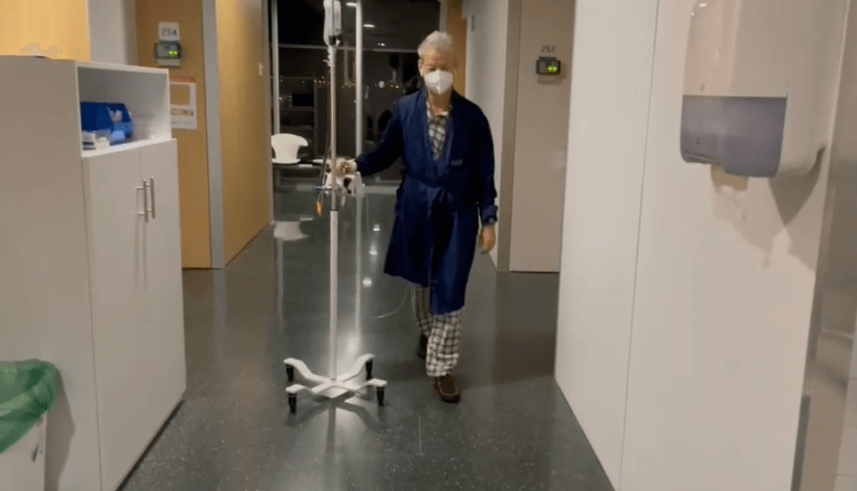 Carlos Álvarez de Toledo en el hospital