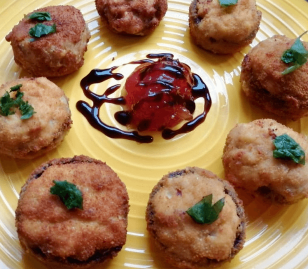 Champiñones rellenos, nueva receta de la cocina de Mertxe para Viajar y Mucho Más