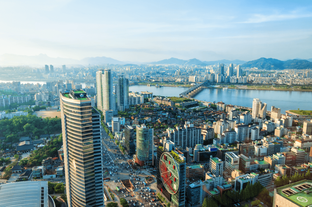 Vista general de la ciudad de Seúl, capital de Corea del Sur