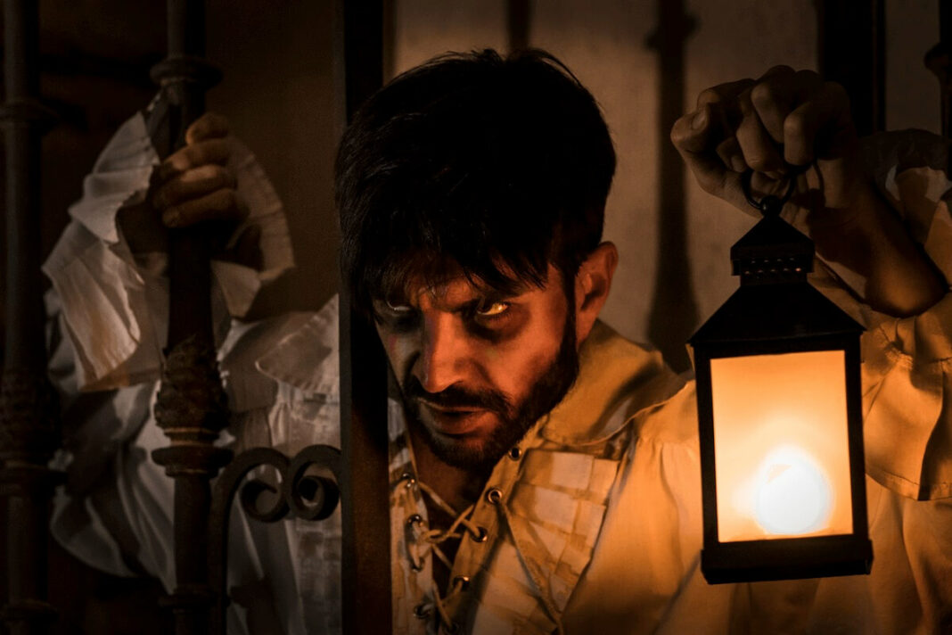 Recreación del fantasma Andrés de Proaza, en la capital de Valladolid