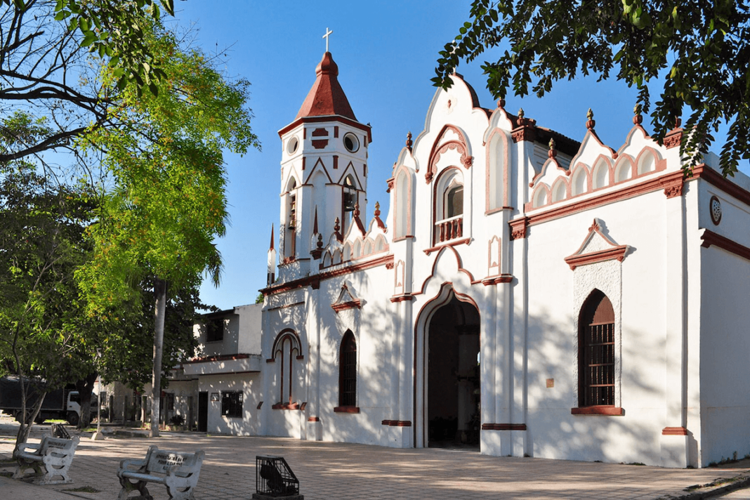 Iglesia de San José, en la localidad de Aracataca, Colombia, pueblo natal del escritor Gabriel García Márquez