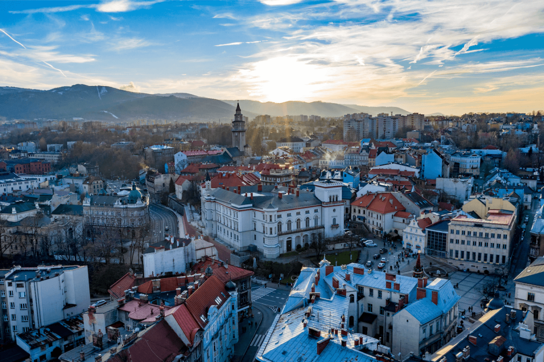 Bielsko-Biala, ciudad al sur de Polonia