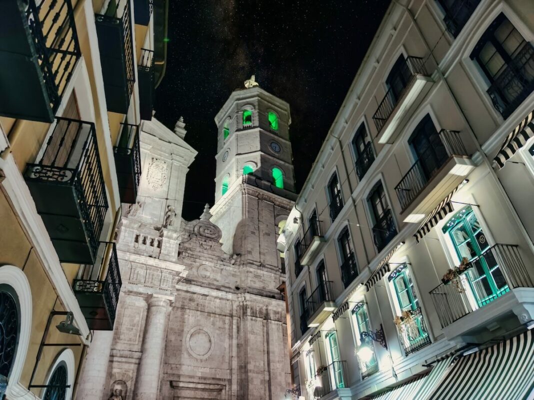 Catedral de Valladolid, de noche