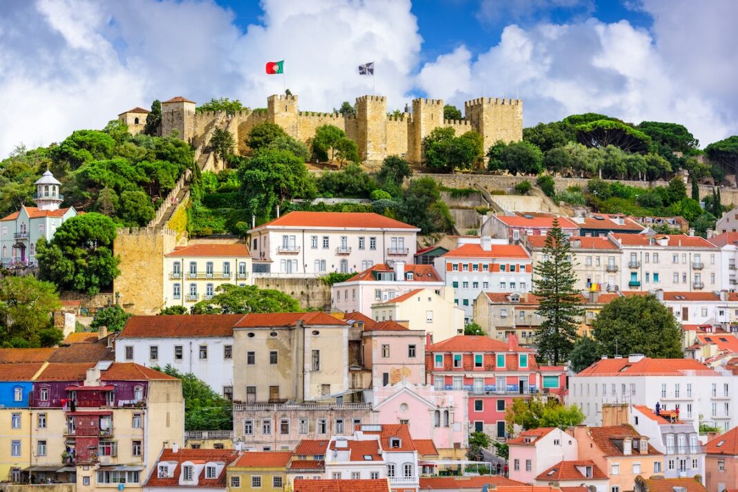 Castillo de San Jorge, en la capital portuguesa, Lisboa
