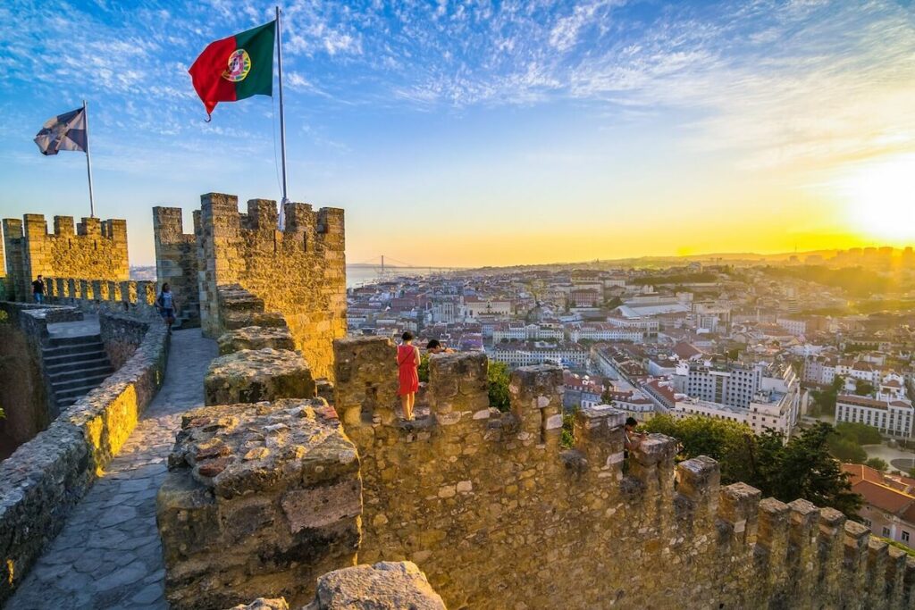 Castelo de Lisboa, una de los lugares con vistas más sorprendentes de la capital portuguesa