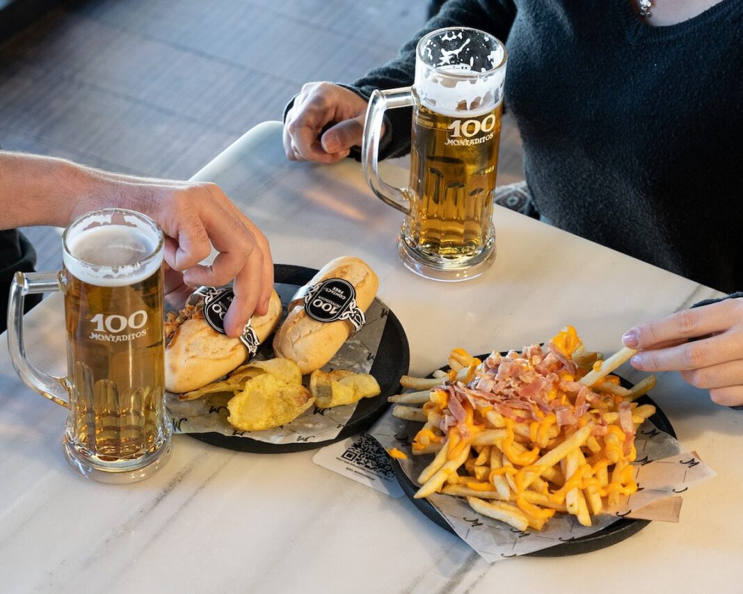Pinchos y variedades de la cadena 100 Montaditos