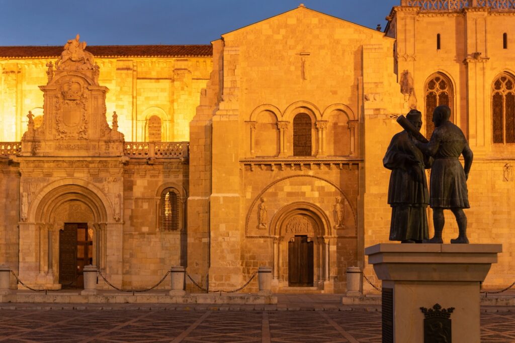 Iglesia de San Isidoro, en la ciudad de León