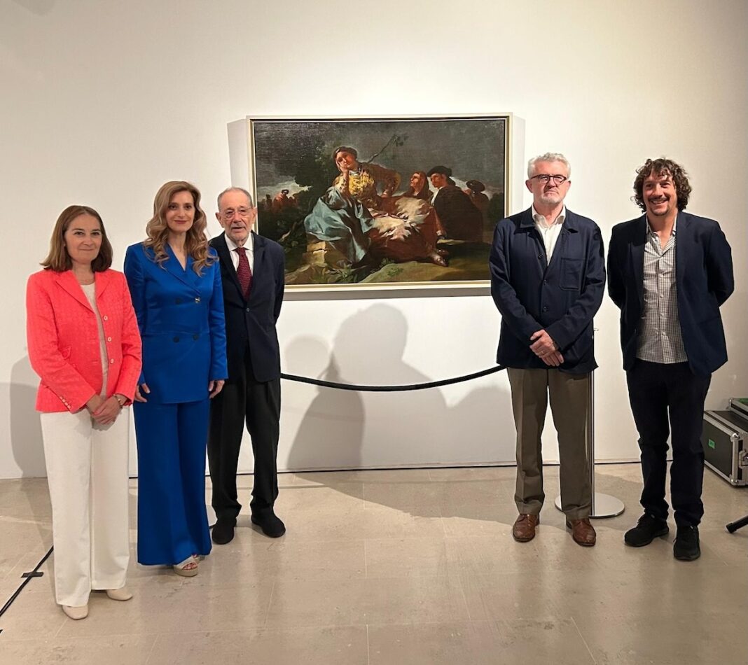 Goya, mar sancho La obra 'La cita', De Goya, puede visitarse de forma gratuita hasta el 30 de junio en el Museo Etnográfico de Castilla y León, ubicado en la capital zamorana