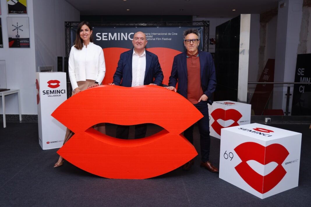 La concejala de Turismo, el alcalde de Valladolid y el director de Seminci presentan la nueva marca icónica del festival de cine